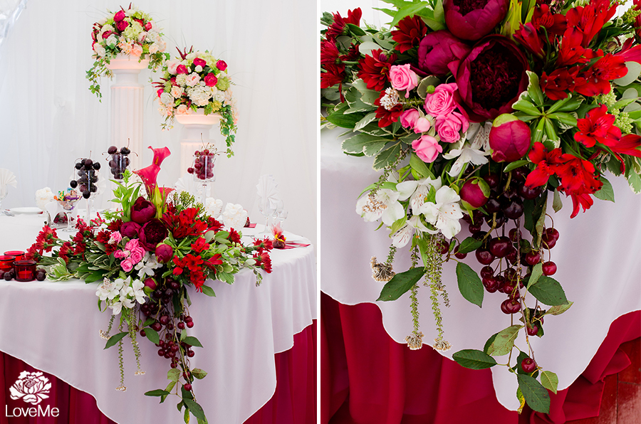 ягодная свадьба марсала выездная регистрация роспись церемония усадьба куркуля свадьба в шатре организация свадьбы могилев свадебное агентство лавми декор шатра банкетного зала флористика букет невесты под заказ бутоньерки  аксессуары 