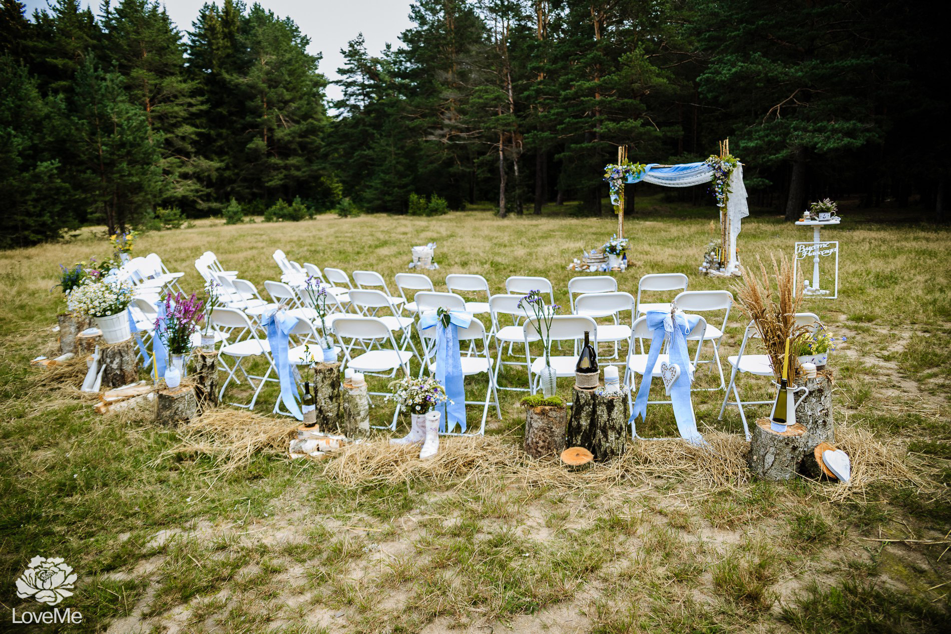 Выездная регистрация церемония в Могилеве свадебное агентство ЛавМи организация свадьбы экосвадьба украшение декор банкета свадьбы свадьба в поле на поляне в лесу