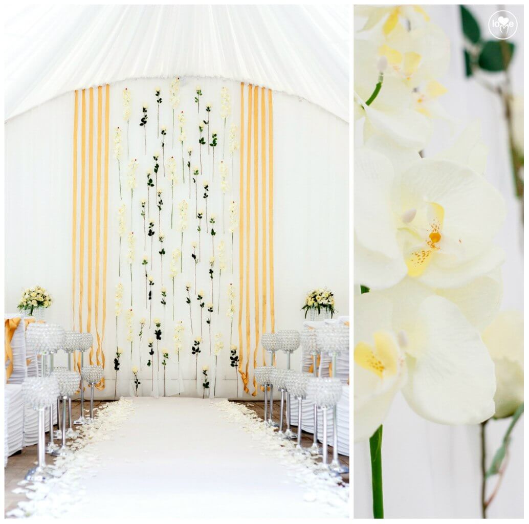 дорожка золотая свадьба выездная регистрация церемония росаись в шатре печерское предместье декор шатра банкетного зала ресторана украшение свадьбы свадебное агентство ЛавМи могилев