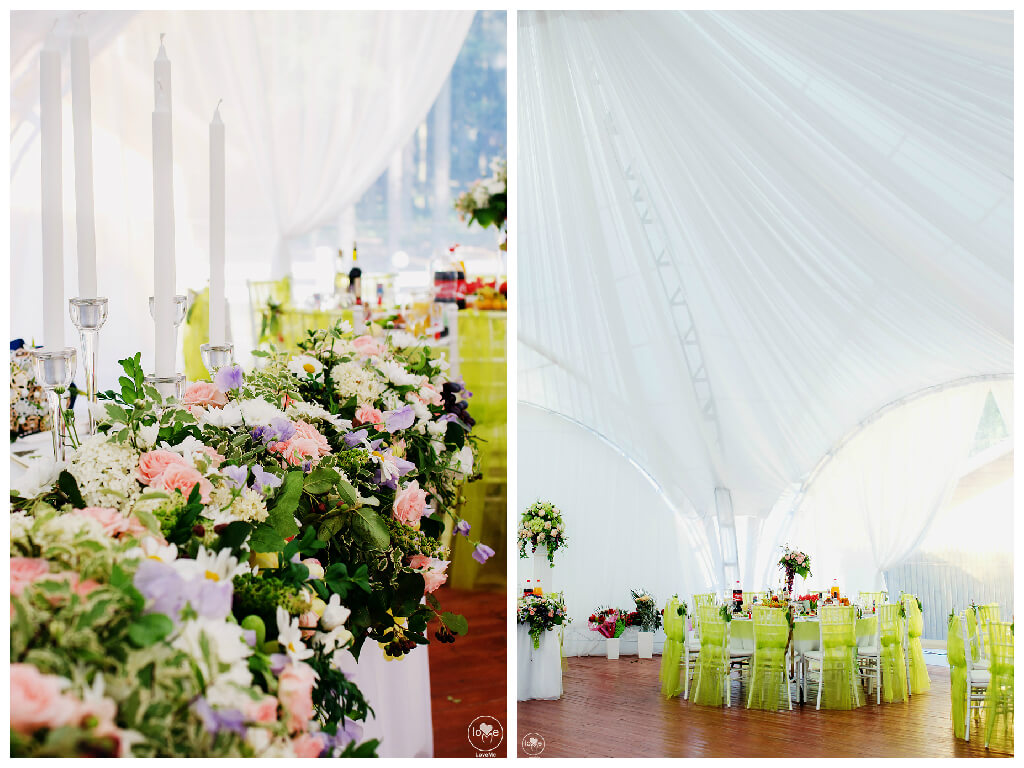 итальянская зеленая салатовая свадьба выездная регистрация церемония роспись в шатре у куркуля могилев свадебное агентство ЛавМи декор украшение шатра организация 